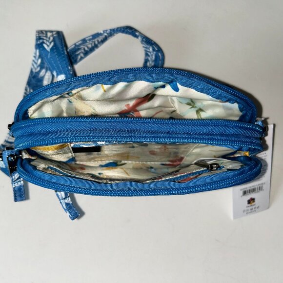 Lug Super Coupe Convertible Crossbody Flourish Blue Belt Bag - Picture 5 of 10